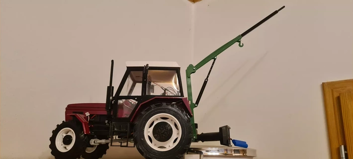 hydraulic crane hook zetor 3d print model - Mito3D