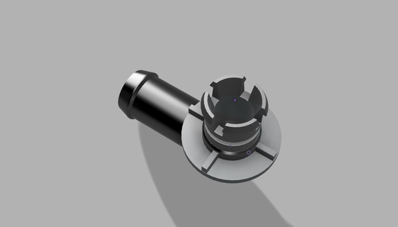 idraulico timone accoppiatore guado messa fuoco 3d print model - Mito3D