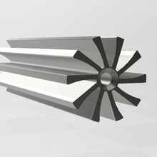 hydraulic turbine renewables hydraulics 3d print model - Mito3D