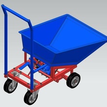 hidráulico carrinho mão oficina 3dcad Engenharia macaco Projeto 3d modelagem 3d print model - Mito3D