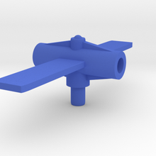hydro copter rotor micronauts 5mm microman 3d print model - Mito3D