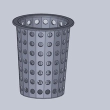 hydroponic basket gadget 3d print model - Mito3D