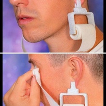 hygienic paper ear pendant jewelry 3d print model - Mito3D