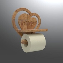 hygiénique papier titulaire soutien Stampa 3d base 220mm toilette wc 3d print model - Mito3D