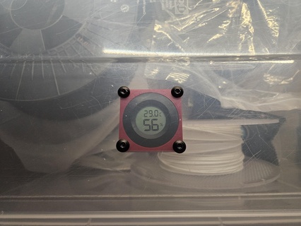 higrômetro suporte samla secagem caixa umidade monte quadro Armação habitação filamento armazenamento ikea 3d print model - Mito3D
