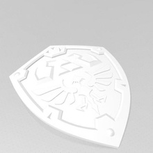 hylian scudo decorativo parete zelda collegamento 3d print model - Mito3D