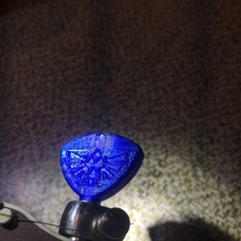 hylian cresta alare messa punto pomello banjo chitarra leggenda zelda triforce chiave musica 3d print model - Mito3D
