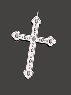 hyoga northern cross swan-saint seiya cross north saint seiya  3d print model - Mito3D