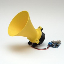 hyperbolic horn parametrizable gadget 3d print model - Mito3D