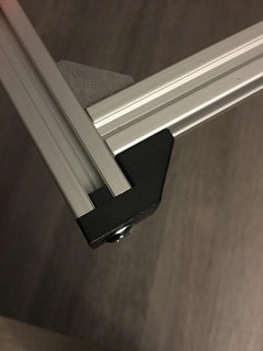 Hyperwürfel Bett Ecke Rahmen Werkzeuge 2020 Extrusion montieren Ecken Heizbett erhitzt 3d Drucker Teile 3d print model - Mito3D