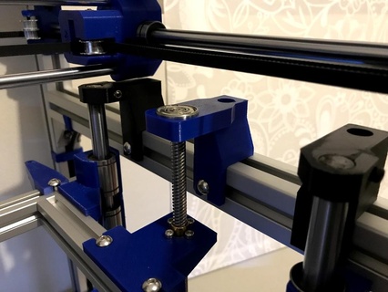 hypercube evolution lead screw bracket 8mm 608zz bearing 3d printer parts 3d print model - Mito3D