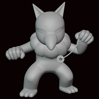 hypno pokemon figure statue videogame videogames miniature sculpture fanart figurine kanto go 3d print model - Mito3D