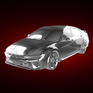 hyundai elantra casa 2024 bolide automobile macchina veicolo rally gara gli sport Derby supercar gt 3d print model - Mito3D