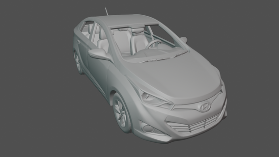 Hyundai hb 20s 20 2023 2022 veículo carro sedan brinquedo 3d impressão modelo 3d print model - Mito3D