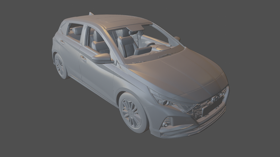 Hyundai i20 2022 20 2021 2020 suv Modell Wagen Fahrzeug 3d drucken Spielzeug Neu realistisch 3d print model - Mito3D