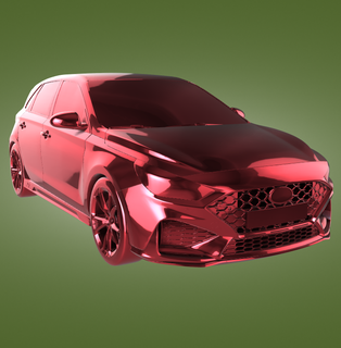 hyundai i30 2021 voiture véhicule rallier course sports Derby turbo vitesse 3d print model - Mito3D
