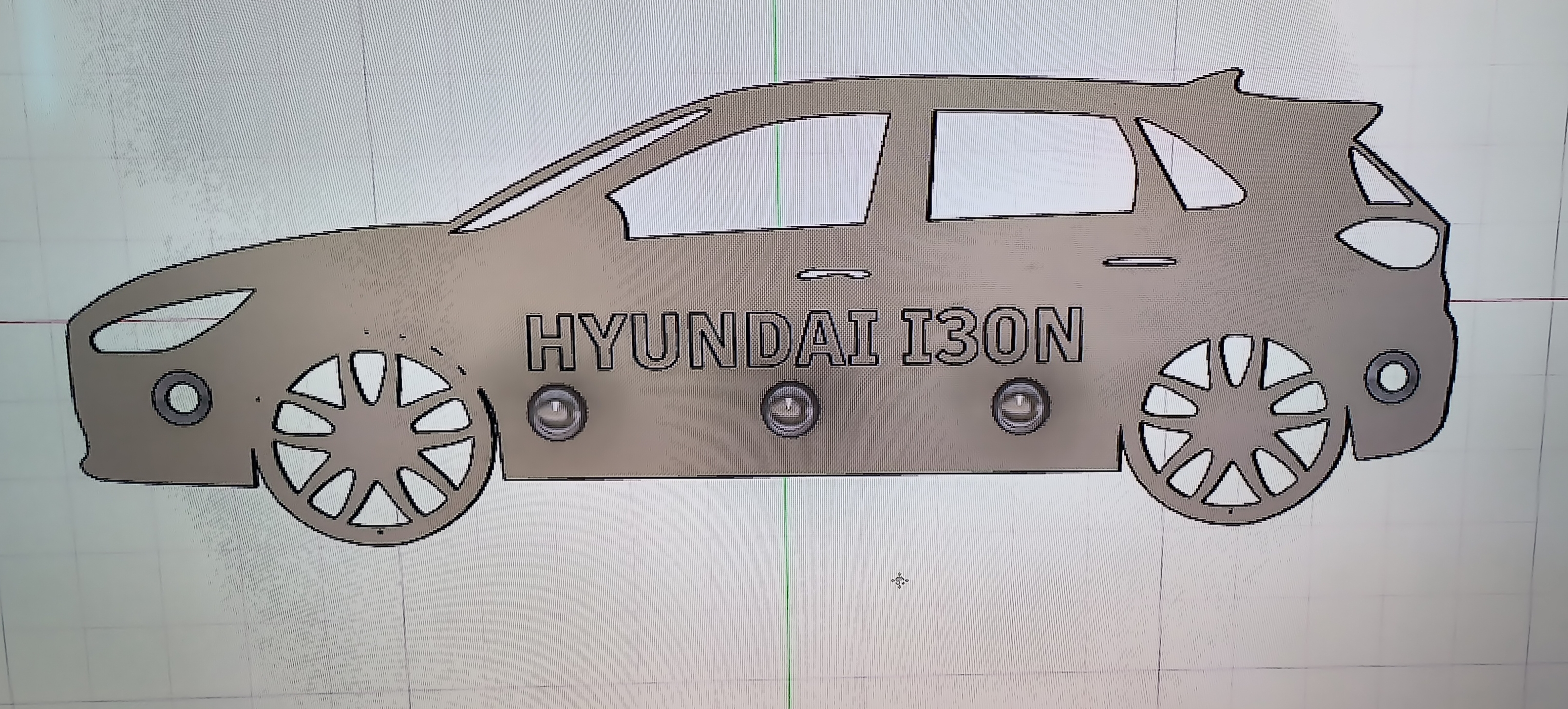 hyundai key wardrobe 3D print model - Mito3D