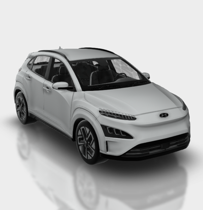 hyundai kona eléctrico 2023 hogar casa automóvil coche vehiculo vehículo reunión carrera deportes derby superdeportivo gt 3d print model - Mito3D