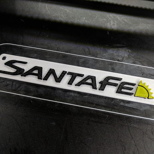 hyundai santa fe Anahtarlık çeşitli logo Otomotiv 3D print model - Mito3D