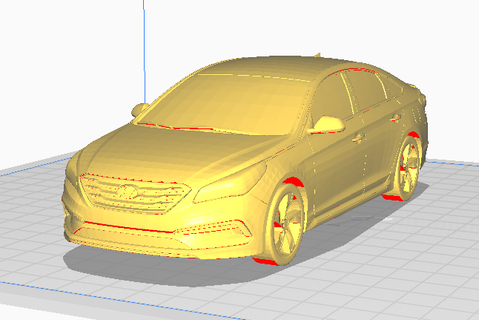 hyundai sonata 2015 cars use 2023 3d print model - Mito3D