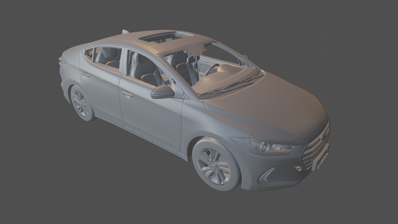hyundai sonate 2017 2021 2019 2022 2020 hayon SUV modèle voiture véhicule 3d impression jouet Nouveau réaliste 3d print model - Mito3D