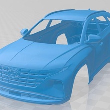 hyundai tucson 2021 printable body car game slot scalextric tamiya rc miniz hobby micro 3d print model - Mito3D