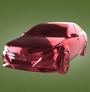 Hyundai verna automóvel carro veículo comício raça Esportes derby turbo topo Rapidez 3d print model - Mito3D