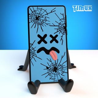 i'm tired boss - phone holder Gadget art decoration ornament gift office broken cell funny 3d print model - Mito3D