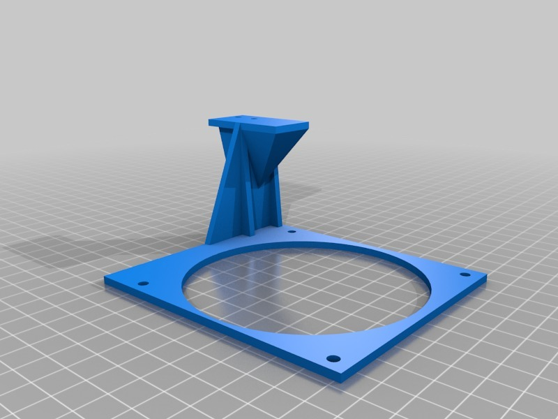 i3 mega 90mm stepper fan staffa 3D print model - Mito3D