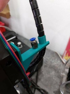 i3 Mega Base Teller + Kabel Bowden Halter Unterstützung 3d Drucker Teile 3d print model - Mito3D