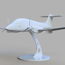 ia-58 pucara scala ho modello gadget aereo del di miniatura art giocattolo drone militare modellazione 3d print model - Mito3D