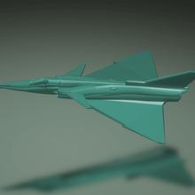 iai kfir c2 game vehicles mirage middle east israel iaf fighter bomber 3d print model - Mito3D