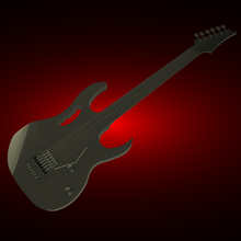 ibanez jam guitar 3d print model - Mito3D