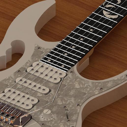 ibanez jem 555 3d various guitar jem555 steve vai 3D print model - Mito3D