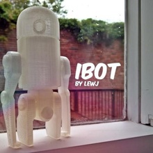 ibot modèle simple kit gadget le robot jouet bureau de articulé 3d print model - Mito3D