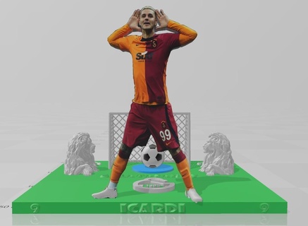 icardi arte 3d print model - Mito3D