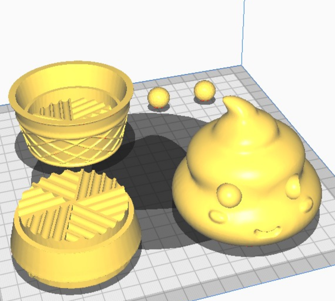 ice cream chopper grinder 3D print model - Mito3D