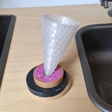 hielo crema cono comedor pequeño juego juguete 3d print model - Mito3D