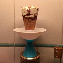 ice cream cone holder kids home icecream household 3d print model - Mito3D
