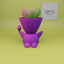 gelo creme morto plantador Panela plantar arquivo stl suculento vaso flores planter3d bonito fofa 3d print model - Mito3D