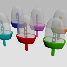 Eis-Formen home desserts Essen Zucker candy - Spielzeug süß Formen Schimmel ice cream Haus 3d print model - Mito3D