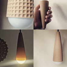 ice cream pendant lamp 3d print model - Mito3D