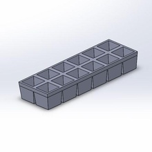 ice cube tray kitchen 3d print model - Mito3D