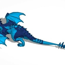glace dragon jouets art 3d print model - Mito3D