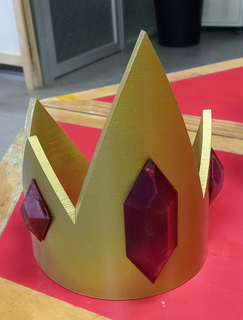 glace Roi couronne 3d print model - Mito3D