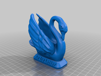 glace lettre sculptures 3d print model - Mito3D