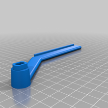 ice maker shut arm fridge lever samsnung stopper replacement parts 3d print model - Mito3D
