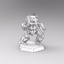 Eis Murmeltier vorausgesetzt Spiel 6mm amerikanisch Mecha Wargaming Schlacht Clans Technik mech Battletech Frettchen matt Mason Syllogie 3d print model - Mito3D