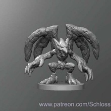 ice mephit dnd dungeons and dragons tabletop toy 3d print model - Mito3D