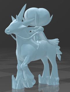 ice rider calyrex pokemon pokemonsword pokemonshield 3d print model - Mito3D